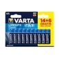 Pilas VARTA Longlife Power AA LR6 Blister 20 (14+6)