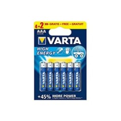 Pilas VARTA Longlife Power AAA LR03 Blister 6 (4+2)
