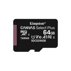Kingston Canvas Plus Micro SDXC 64Gb (SDCS2/64GBSP)