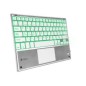 Teclado SUBBLIM Retroiluminado BT Plata(SUB-KBT-SMBT50) Teclado SUBBLIM Retroiluminado BT Plata(SUB-KBT-SMBT50)