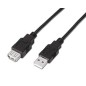 Cable AISENS USB-A/M a USB-A/H 3m Negro (A101-0017) Cable AISENS USB-A/M a USB-A/H 3m Negro (A101-0017)