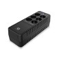 S.A.I. CONCEPTRONIC 650VA 360W 2xRJ45 Negra (ZEUS05E)