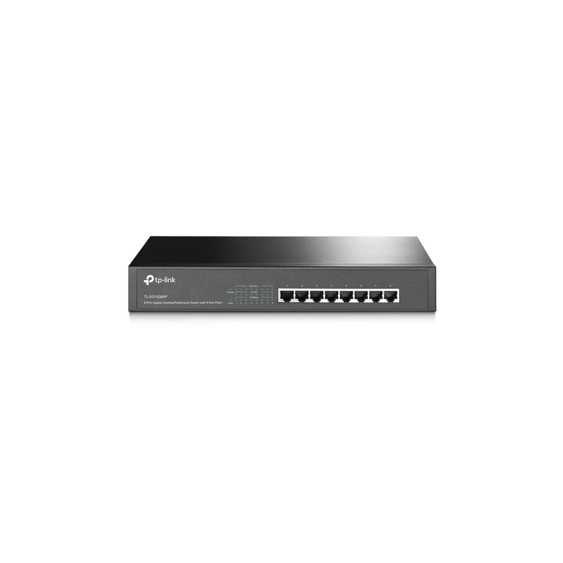 Switch TP-Link 8xRJ45 GbE PoE+ Rack (TL-SG1008MP) Switch TP-Link 8xRJ45 GbE PoE+ Rack (TL-SG1008MP)