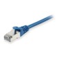 Latiguillo EQUIP Cat.6 S/FTP 0.25m Azul (EQ605533)