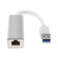 Adaptador AISENS RJ45 a USB 3.0 15cm Plata (A106-0049)