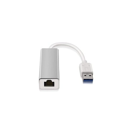 Adaptador AISENS RJ45 a USB 3.0 15cm Plata (A106-0049)