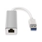 Adaptador AISENS RJ45 a USB 3.0 15cm Plata (A106-0049) Adaptador AISENS RJ45 a USB 3.0 15cm Plata (A106-0049)