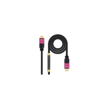 Nanocable HDMI A/M a HDMI A/M 25m Negro (10.15.3725)