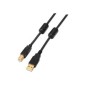 Cable AISENS USB-A/M a USB-B/M 3m Negro (A101-0010)