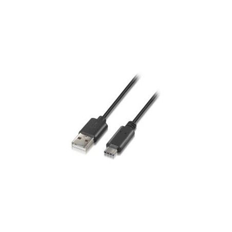 Cable AISENS USB-C/M a USB-A/M 2m Negro (A107-0052)