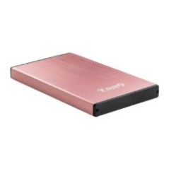 Caja TooQ HDD 2.5" SATA USB 3.0 Rosa (TQE-2527P)