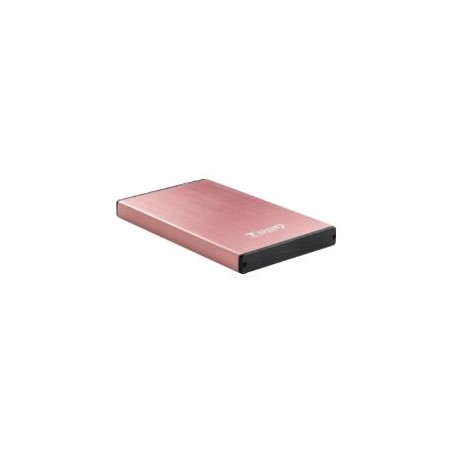Caja TooQ HDD 2.5" SATA USB 3.0 Rosa (TQE-2527P)