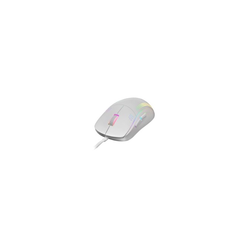 Ratón Mars Gaming RGB USB-A 32000dpi Blanco (MMPROW)