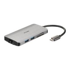 Dock D-Link USB-C a USB-A/C HDMI RJ45 Lector (DUB-M810)