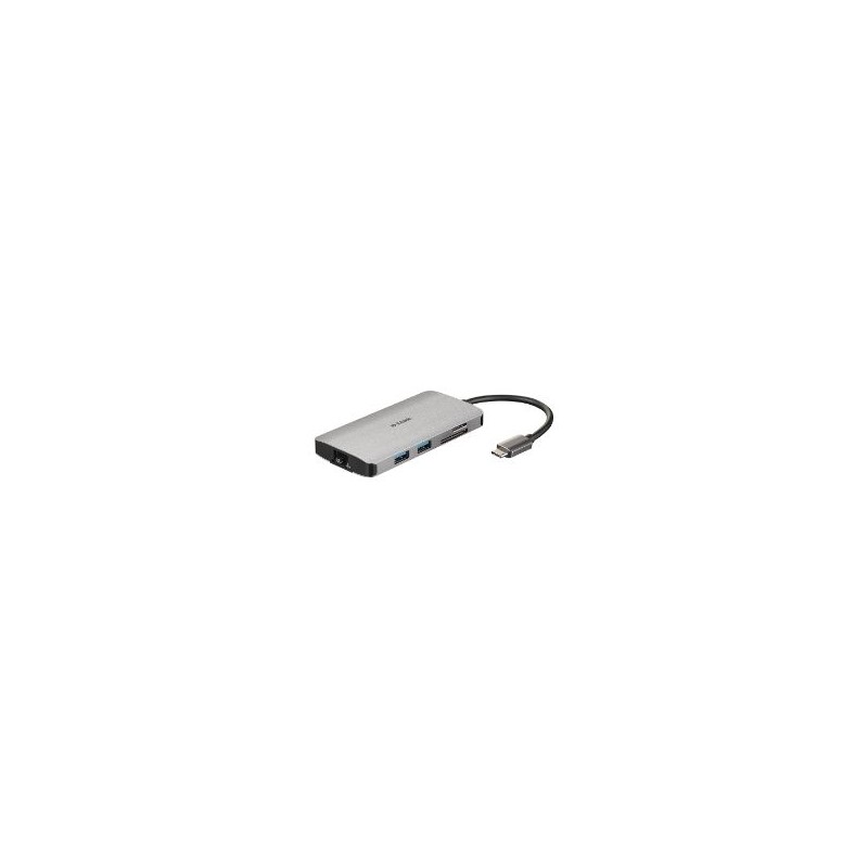 Dock D-Link USB-C a USB-A/C HDMI RJ45 Lector (DUB-M810)