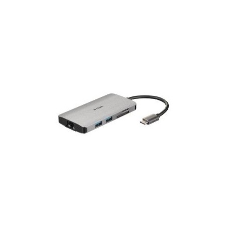 Dock D-Link USB-C a USB-A/C HDMI RJ45 Lector (DUB-M810)