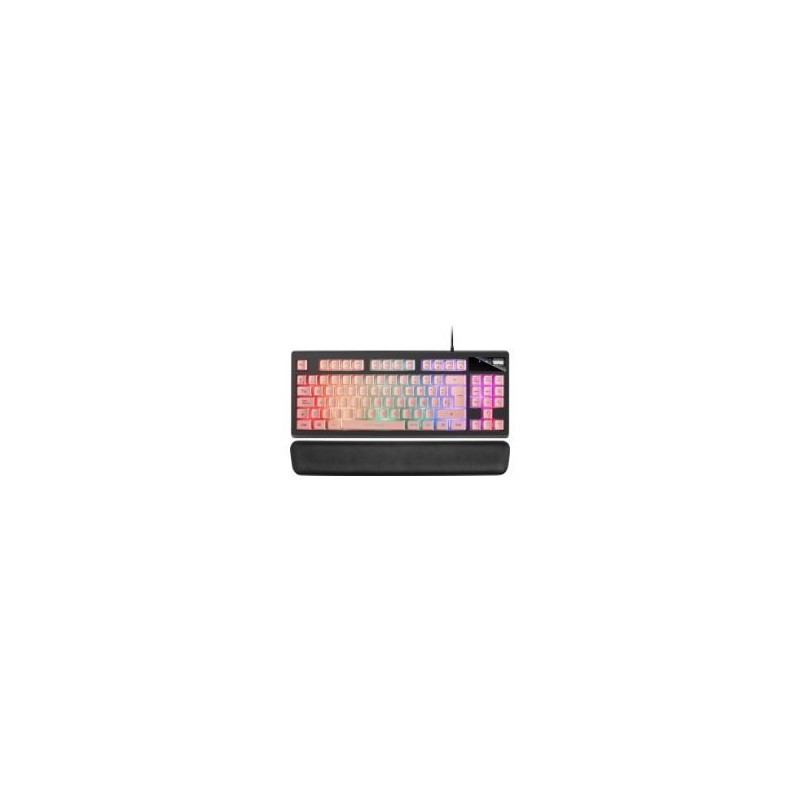 Teclado Mars Gaming TKL LED RGB USB Rosa (MKAXPES)