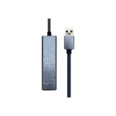 Hub AISENS USB-A 3.0 a 3xUSB-A 3.0 1xRJ45 (A106-0401)