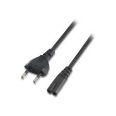 Cable AISENS CEE7/M a C7/H 1.5m Negro (A132-0173)