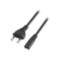 Cable AISENS CEE7/M a C7/H 1.5m Negro (A132-0173)