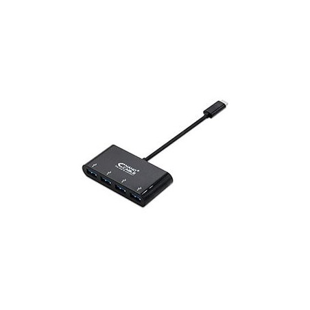Hub Nanocable USB-A 3.0 a 4xUSB-A 3.1 Gris (10.16.4402)