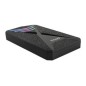 Caja TooQ SSD/HDD 2.5" RGB USB 3.0 Negra (TQE-2550RGB)