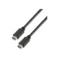 Cable AISENS USB-C/M a USB-C/M 1m Negro (A107-0056)