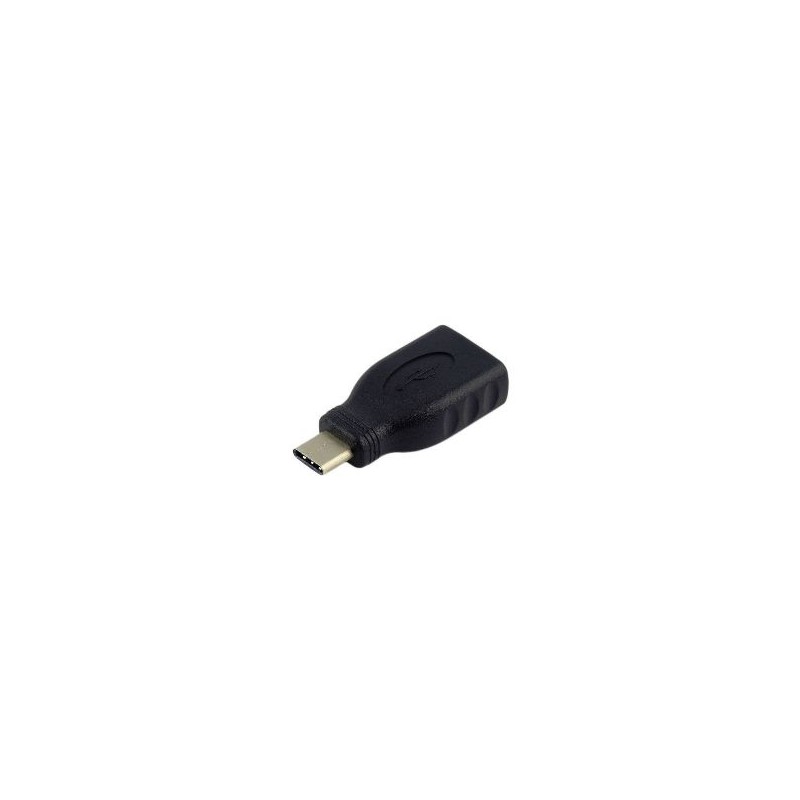 Adaptador AISENS USB-C/M a USB-A/H Negro (A108-0323)