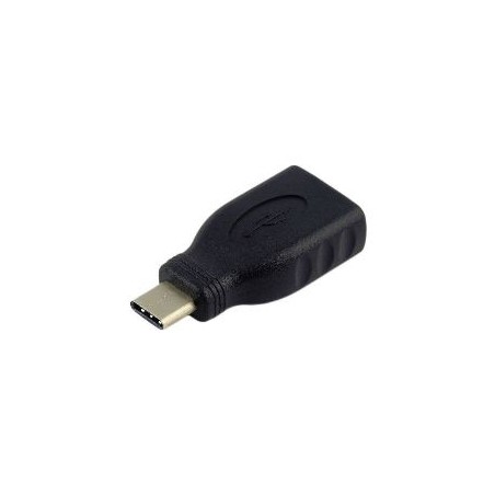 Adaptador AISENS USB-C/M a USB-A/H Negro (A108-0323)