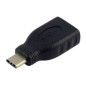 Adaptador AISENS USB-C/M a USB-A/H Negro (A108-0323)