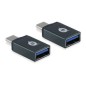 Adaptador CONCEPTRONIC USB-C/M a USB-A/H 2Un (DONN03G)