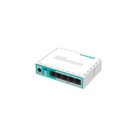Router Mikrotik hEX Lite 5xRJ45 WAN Blanco (RB750r2)