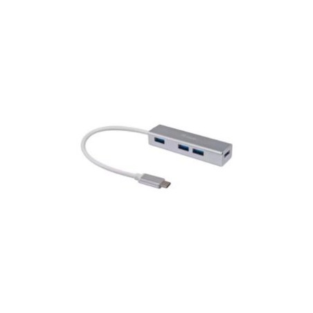 Hub EQUIP USB-C 3.0 a 4xUSB-A 3.0 Plata (EQ128958)