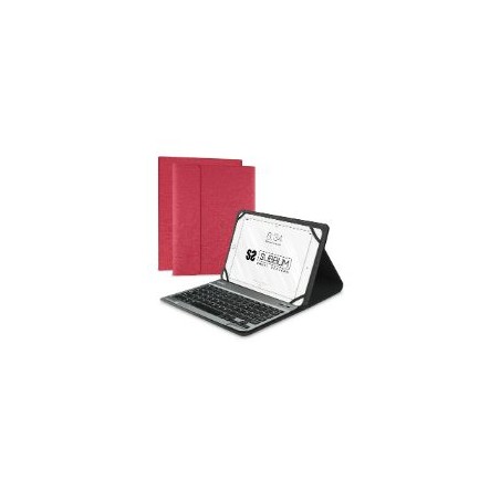 Funda+Teclado SUBBLIM 10.1"-10.8" Roja (SUB-KT2-BT0003)