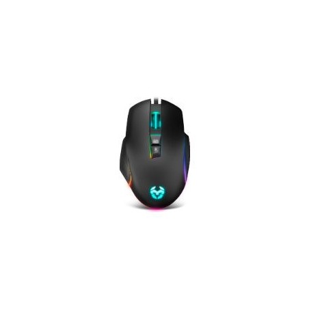 Ratón Gaming KROM Keos RGB USB-A Negro (NXKROMKEOS)