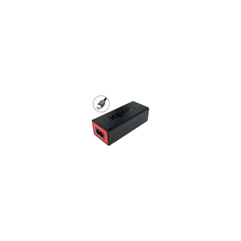 Cargador Approx 65W Portátil Lenovo Negro/Rojo (APPA11)