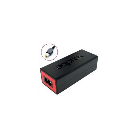 Cargador Approx 65W Portátil Lenovo Negro/Rojo (APPA11)
