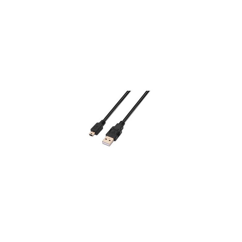 Cable AISENS USB-A/M a Mini USB-B/M 1.8m (A101-0025)
