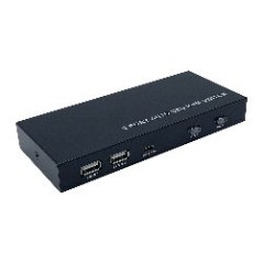 Conmutador AISENS KVM 4K USB 2.0 HDMI Negro (A111-0400)