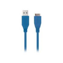Nanocable USB-A/M a mUSB-B/M 1.0m Azul (10.01.1101-BL)