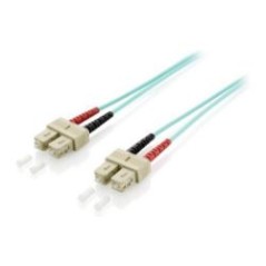 Fibra Óptica EQUIP SC/M a SC/M 10m Turquesa (EQ255326)