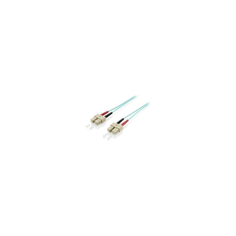 Fibra Óptica EQUIP SC/M a SC/M 10m Turquesa (EQ255326)