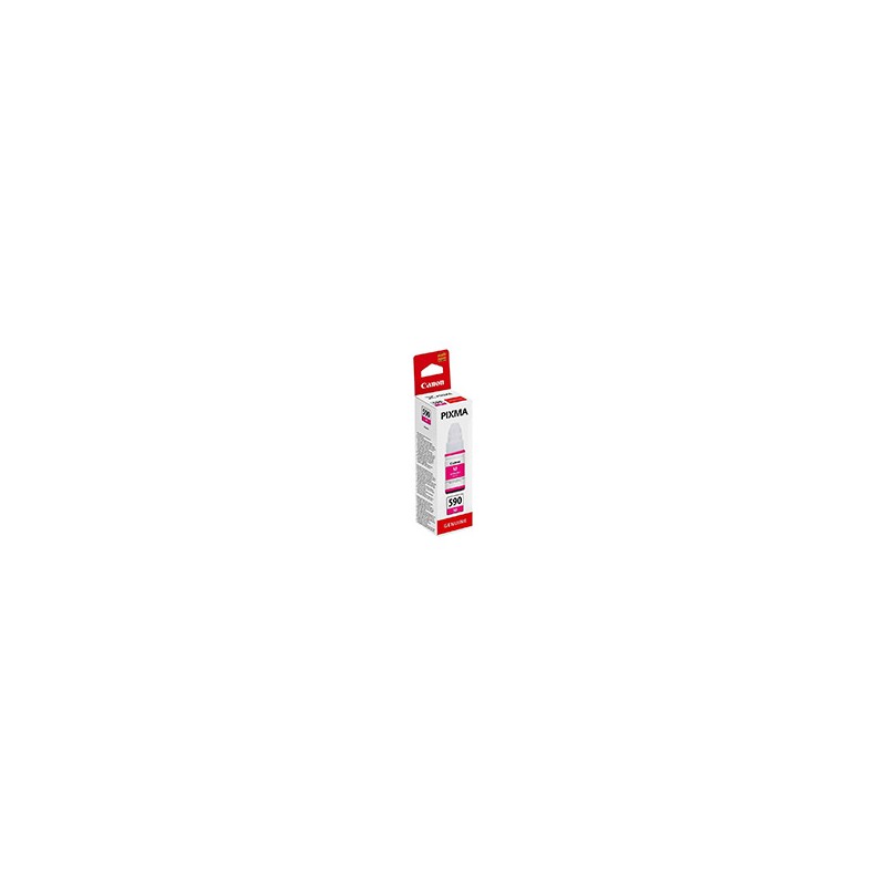 Botella de Tinta Canon GI-590 Magenta 70ml (1605C001AA) Botella de Tinta Canon GI-590 Magenta 70ml (1605C001AA)