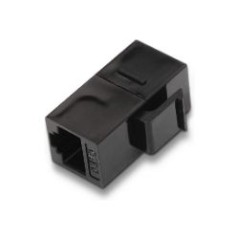Adaptador AISENS RJ45/H a  RJ45/H UTP Negro (A139-0299)