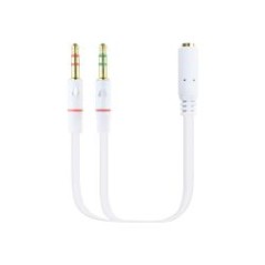 Adaptador Nanocable 3.5mm/H a 2x3.5mm/M (10.24.1203)