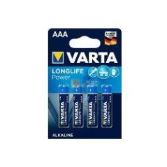 Pilas VARTA Longlife Power AAA LR03 Blister 4