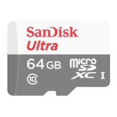 Sandisk Micro SDXC 64Gb + Adap SD (SDSQUNR-064G-GN3MA)