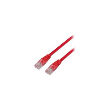 Latiguillo AISENS RJ45 Cat.6 UTP 2m Rojo (A135-0239)
