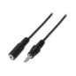 Cable AISENS 3.5mm/M-3.5mm/H 3m Negro (A128-0146) Cable AISENS 3.5mm/M-3.5mm/H 3m Negro (A128-0146)