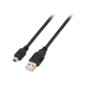 Cable USB-A 2.0/M a Mini USB/M 0.5m Negro (A101-0023)